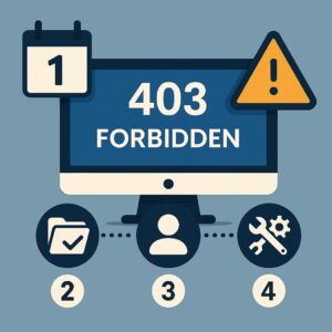403 Forbidden 오류 해결 가이드 본문 이미지
