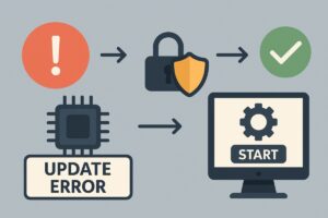 보안 업데이트 오류 0x80070422 해결 가이드 – Windows Update가 멈췄을 때 본문 이미지