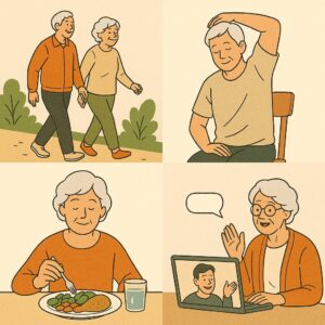건강하게 나이 드는 법 – 노년기 건강 관리를 위한 필수 루틴 본문 이미지