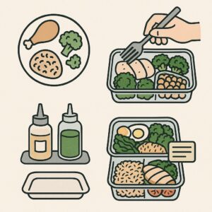 바쁜 일주일, 식사는 이렇게 준비하세요 – 건강한 식사를 위한 현실적인 밀프렙 전략 본문 이미지