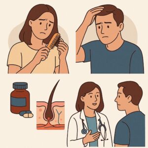 호르몬 탈모, 이렇게 관리하세요 – 남녀 모두 알아야 할 변화와 대처법 본문 이미지