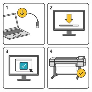HP DesignJet Z6 Pro 64인치 드라이버 설치 가이드 본문 이미지