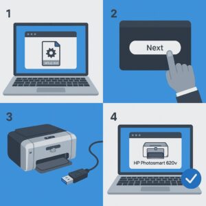 HP Photosmart 620v 드라이버 설치 가이드 – Windows & macOS 전용 완벽 정리 본문 이미지