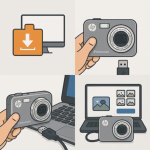 HP Photosmart 635 드라이버 설치 가이드 – Windows 11에서 사진 전송하는 법 본문 이미지