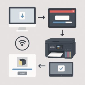 Epson EcoTank ET-3850 드라이버 설치 가이드 본문 이미지