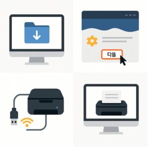 Epson Expression Home XP-200 XP-300 시리즈 드라이버 설치 가이드 본문 이미지