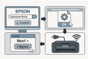 Epson Expression Home XP-200 드라이버 다운로드 및 설치 가이드 – XP-340까지 시리즈 지원 본문 이미지