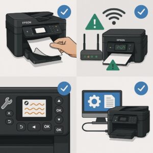 Epson WorkForce 프린터 문제 해결 가이드 – 용지 걸림, Wi-Fi 연결 오류, 인쇄 품질까지 한 번에! 본문 이미지