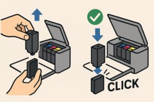 Epson WorkForce 프린터 잉크 교체 및 유지보수 가이드 본문 이미지