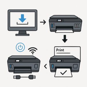 HP Smart Tank 7200e 드라이버 설치 가이드 본문 이미지