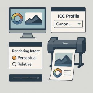 Canon imagePROGRAF 색상 설정 가이드 – ICC 세팅부터 Print Studio Pro까지 본문 이미지