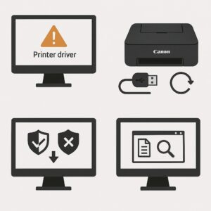 Canon 프린터 드라이버 설치 오류 해결법 본문 이미지