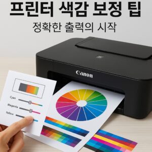 Canon 프린터 색감 보정 팁 – 정확한 출력의 시작 본문 이미지