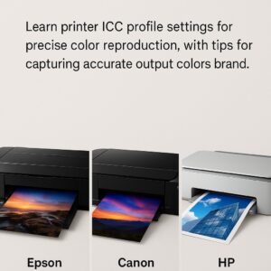 Epson, Canon, HP 프린터 ICC 프로파일 비교 가이드 – 출력 색상 정확도 완벽 설정법 본문 이미지