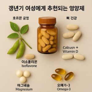 갱년기 여성에게 추천되는 영양제 총정리 본문 이미지