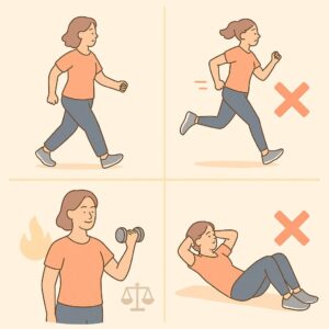 골다공증 예방 운동 vs 피해야 할 운동 – 뼈 건강을 위한 선택 본문 이미지
