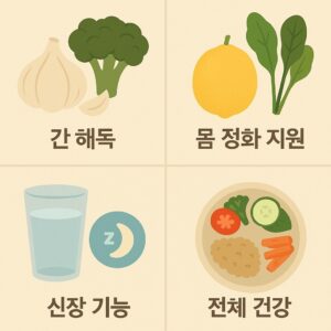 진짜 해독이 되는 음식은 따로 있다 – 간·신장 관리법 본문 이미지