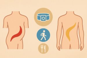 탈장 비수술 관리 핵심 인포그래픽