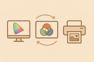 프린터 ICC 프로파일 색 매핑 과정