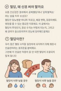 혈당이란 무엇인가요 – 기본 개념과 정상 수치 한눈에 정리 본문 이미지