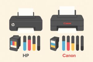 HP vs Canon 잉크 소모 비교 – 어떤 프린터가 효율적일까 본문 이미지
