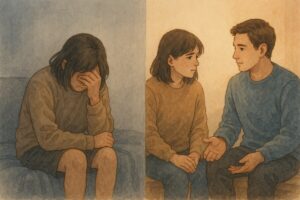 ‘괜찮다’는 말이 더 아플 때 – 위로하고 싶은 사람을 위한 대화법 본문 이미지