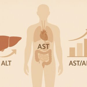 간수치 해석 AST ALT 비율 인포그래픽