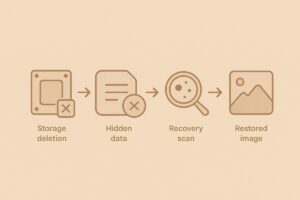 사진 복구 프로그램 복구 과정