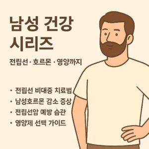 남성 건강 시리즈 – 전립선, 호르몬, 영양까지 본문 이미지