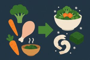냉동 재료로 만드는 건강 레시피 – 맛과 영양 살리기 본문 이미지