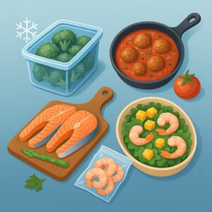 냉동식품 완전정복 시리즈 안내서 – 영양, 맛, 경제성까지 200% 활용법 본문 이미지