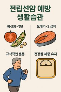 전립선암 예방을 위한 생활습관 – 식단과 운동의 힘 본문 이미지
