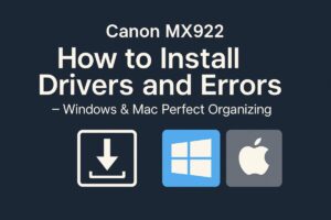 Canon MX922 드라이버 설치법 및 오류 해결 – Windows & Mac 완벽 정리 본문 이미지