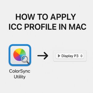 ColorSync 유틸리티 ICC 적용 – Mac에서 ICC 프로파일 완벽 적용법 본문 이미지