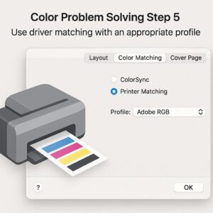 MacOS 프린터 색상 설정 최적화 가이드 – 색상 문제 해결 5단계 본문 이미지