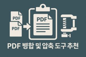 PDF 파일 병합 및 압축 툴 추천 – 무료 & 유료 프로그램 정리 본문 이미지