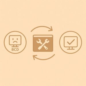 Bad System Config Info 복구 절차 인포그래픽