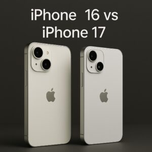 iPhone 16 vs iPhone 17 비교 이미지