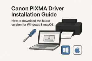 Canon PIXMA 드라이버 설치 가이드 최신 버전 다운로드