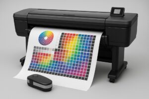 HP DesignJet ICC 프로파일 설정 ΔE 테스트 출력