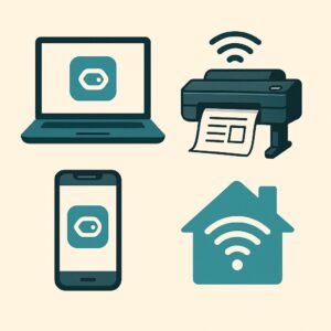 HP Smart App 무선 인쇄 설정 과정