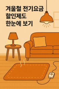 겨울철 전기요금 할인제도 핵심 요약 – 전기요금 감면, 절전, 에너지 복지