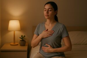 불면의 밤 호흡 수면 리듬 회복