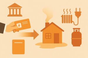 2025 에너지바우처 지원금 – 에너지 지원 구조 인포그래픽