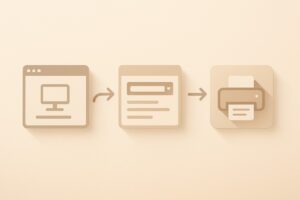 HP 플로터 드라이버 설치 실패 해결 흐름 인포그래픽