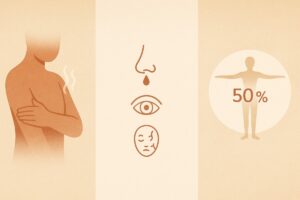 겨울 실내 습도 변화 인포그래픽,