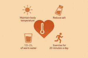 겨울철 혈압 관리 인포그래픽