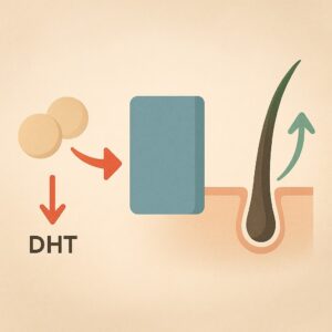 남성형 탈모 DHT 차단 과정