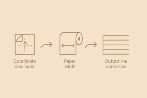 도트프린터 줄맞춤 설정