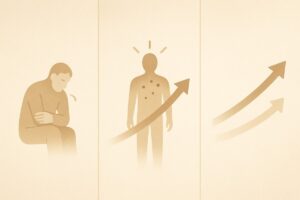 독감 초기증상 급격한 변화 인포그래픽